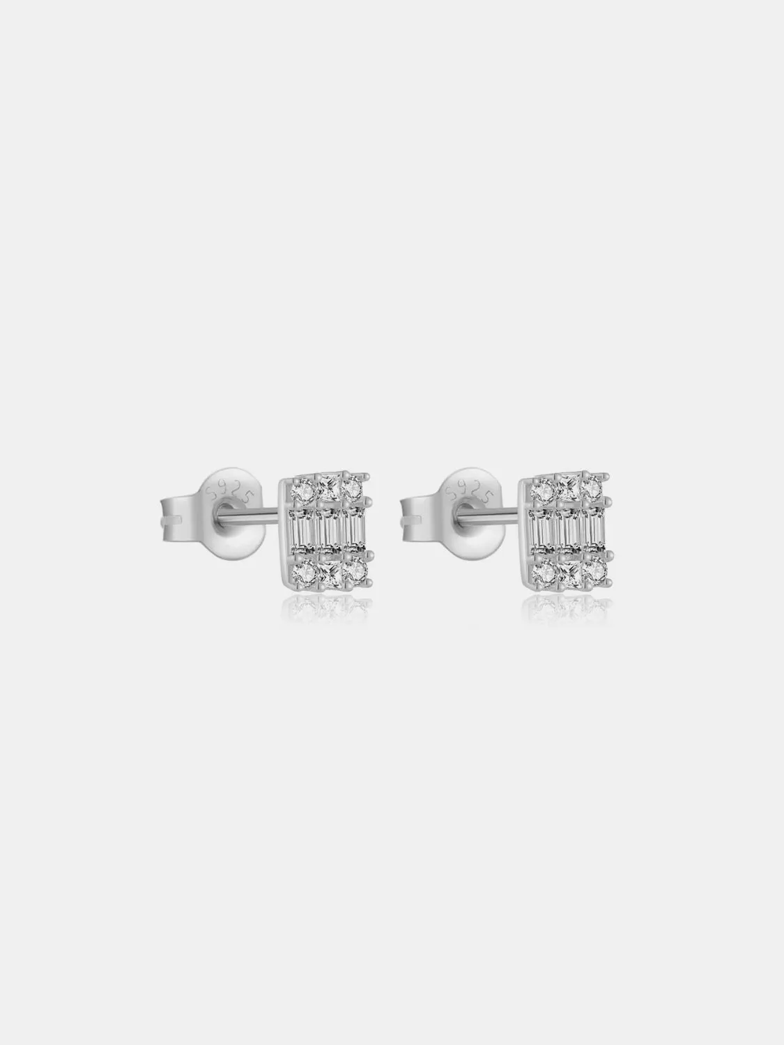 925 Sterling Silver Zircon Stud Earrings sold by Charming Charlie product image thumbnail 5