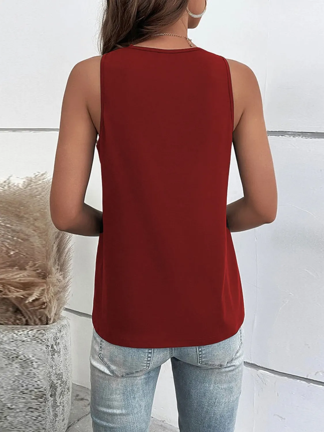 Crisscross V-Neck Tank sold by Charming Charlie product image thumbnail 5