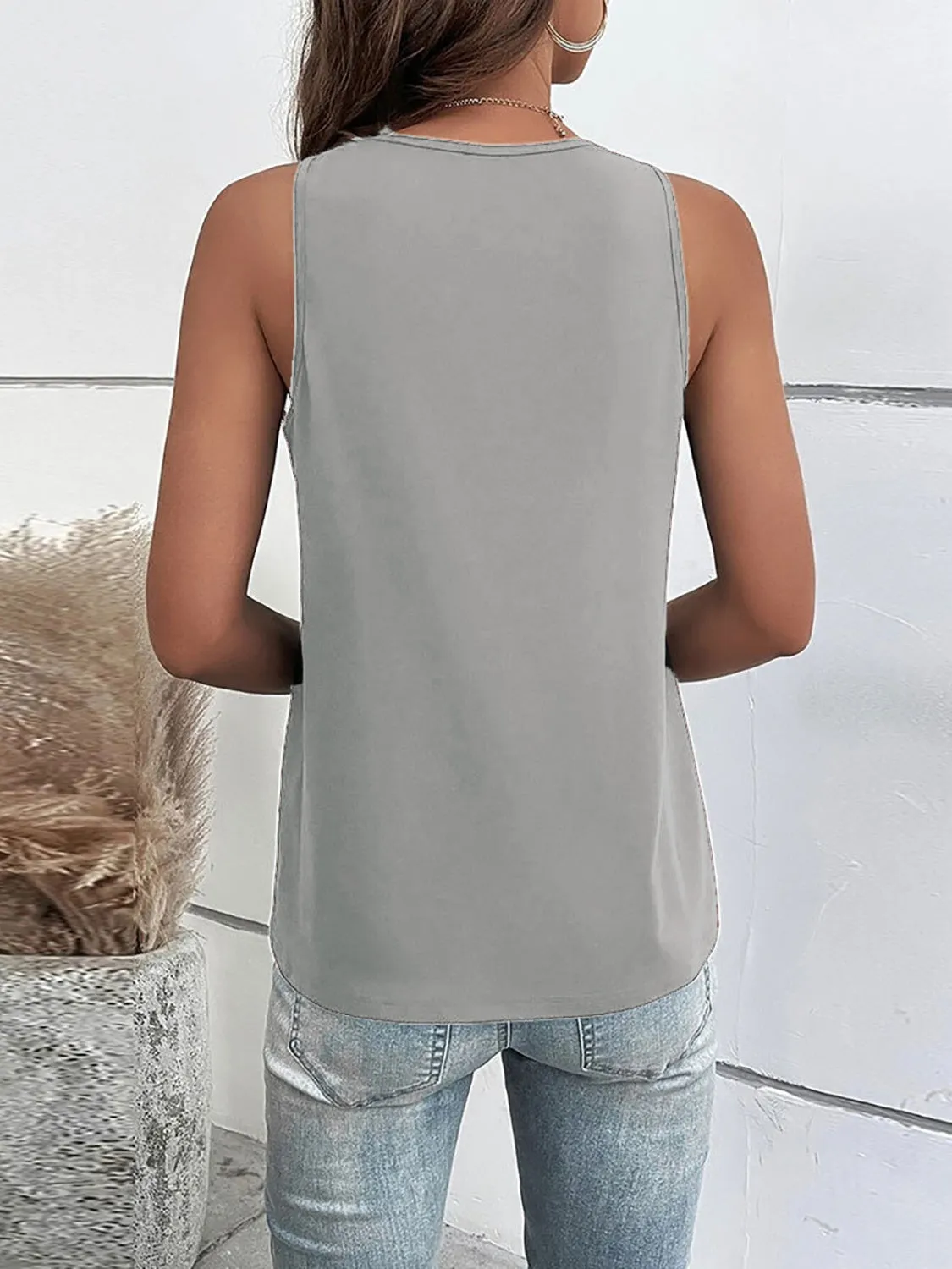 Crisscross V-Neck Tank sold by Charming Charlie product image thumbnail 3