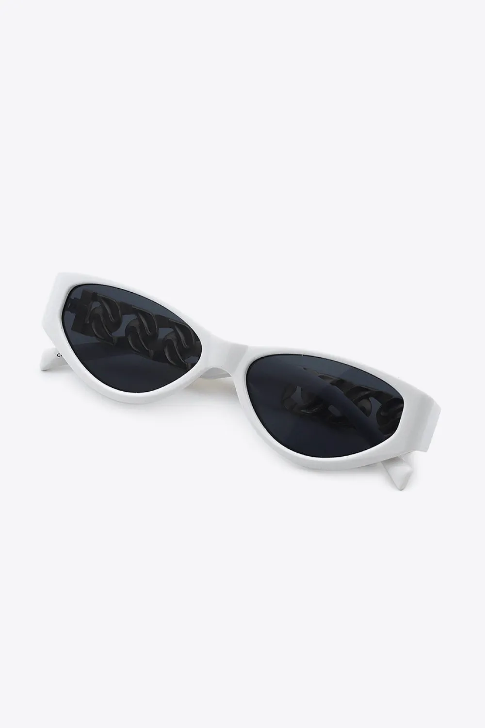 Chain Detail Temple Cat Eye Sunglasses sold by Charming Charlie product image thumbnail 2