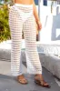Openwork Mid-Rise Waist Swim Pants sold by Charming Charlie
