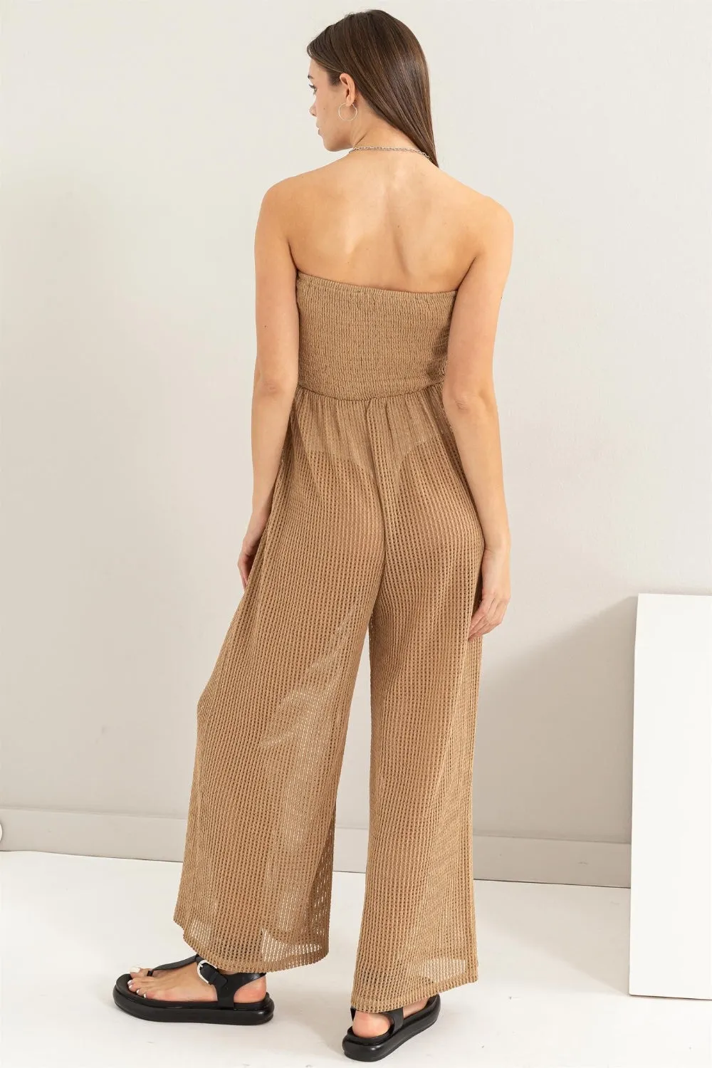 HYFVE Knitted Cover Up Jumpsuit sold by Charming Charlie product image thumbnail 2