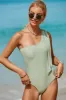 Tied One Shoulder One-Piece Swimwear sold by Charming Charlie