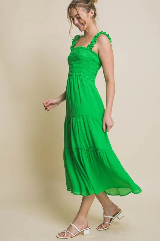 Smocked Bodice Maxi Dress sold by Charming Charlie product image thumbnail 3