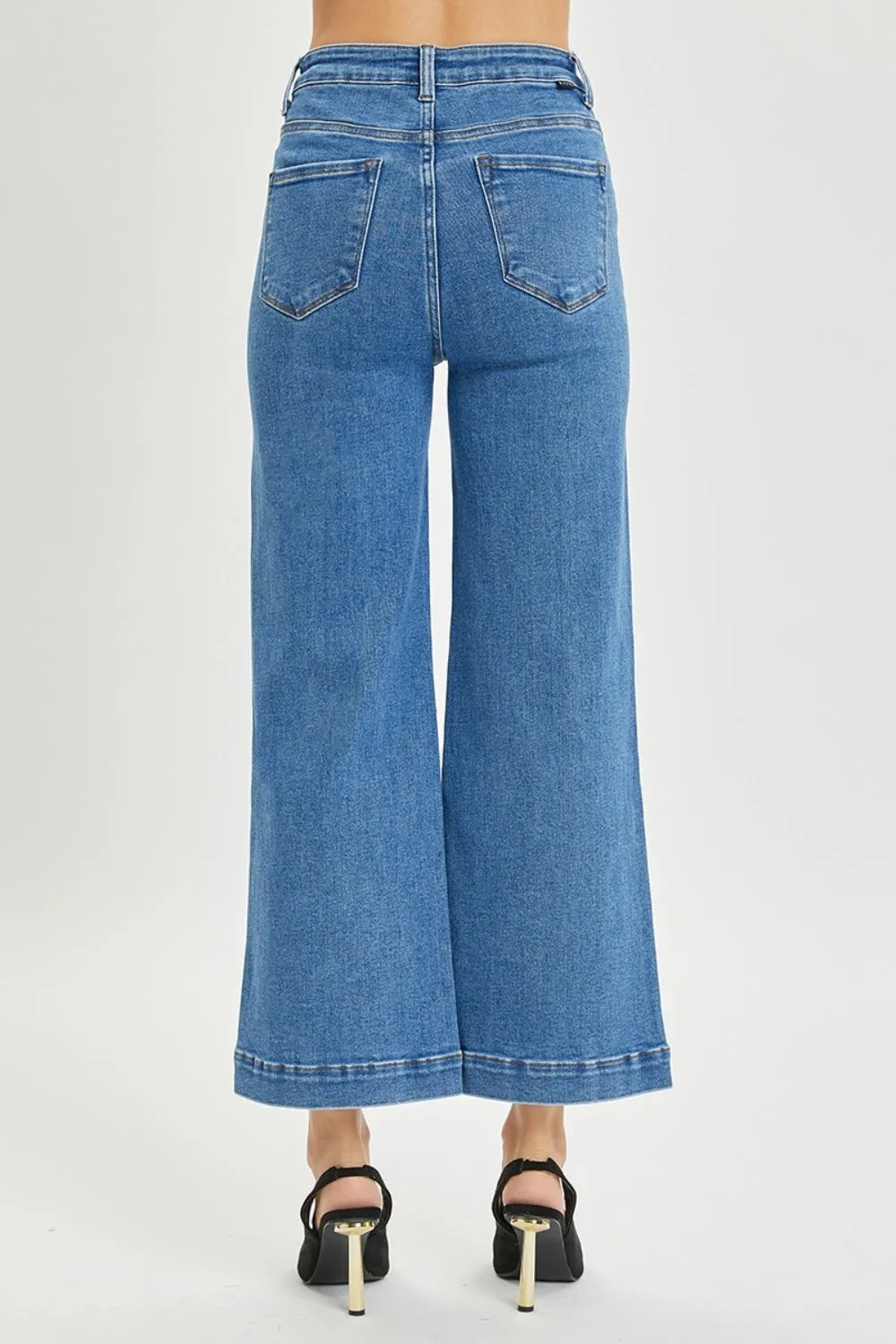 Risen Full Size High Rise Wide Leg Jeans sold by Charming Charlie product image thumbnail 2