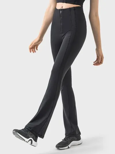 Zipper Detail High Waist Active Pants sold by Charming Charlie product image thumbnail 2