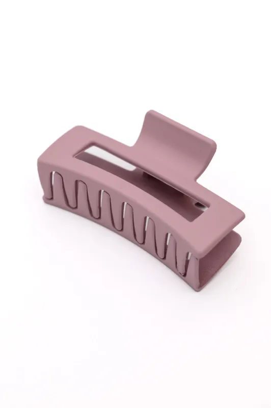 Purple Rectangle Claw Clip sold by Charming Charlie
