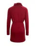 Drawstring Turtleneck Long Sleeve Mini Dress sold by Charming Charlie