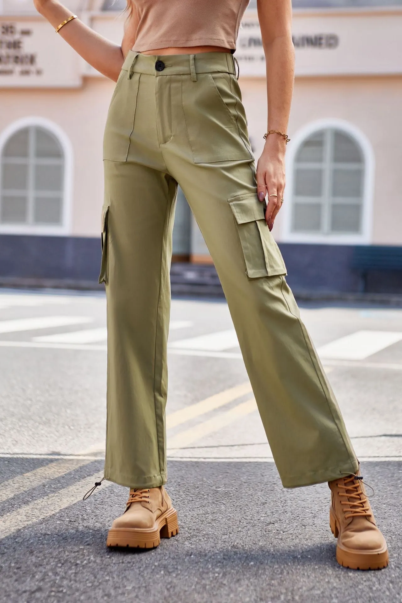 Drawstring Pants with Pockets sold by Charming Charlie product image thumbnail 3
