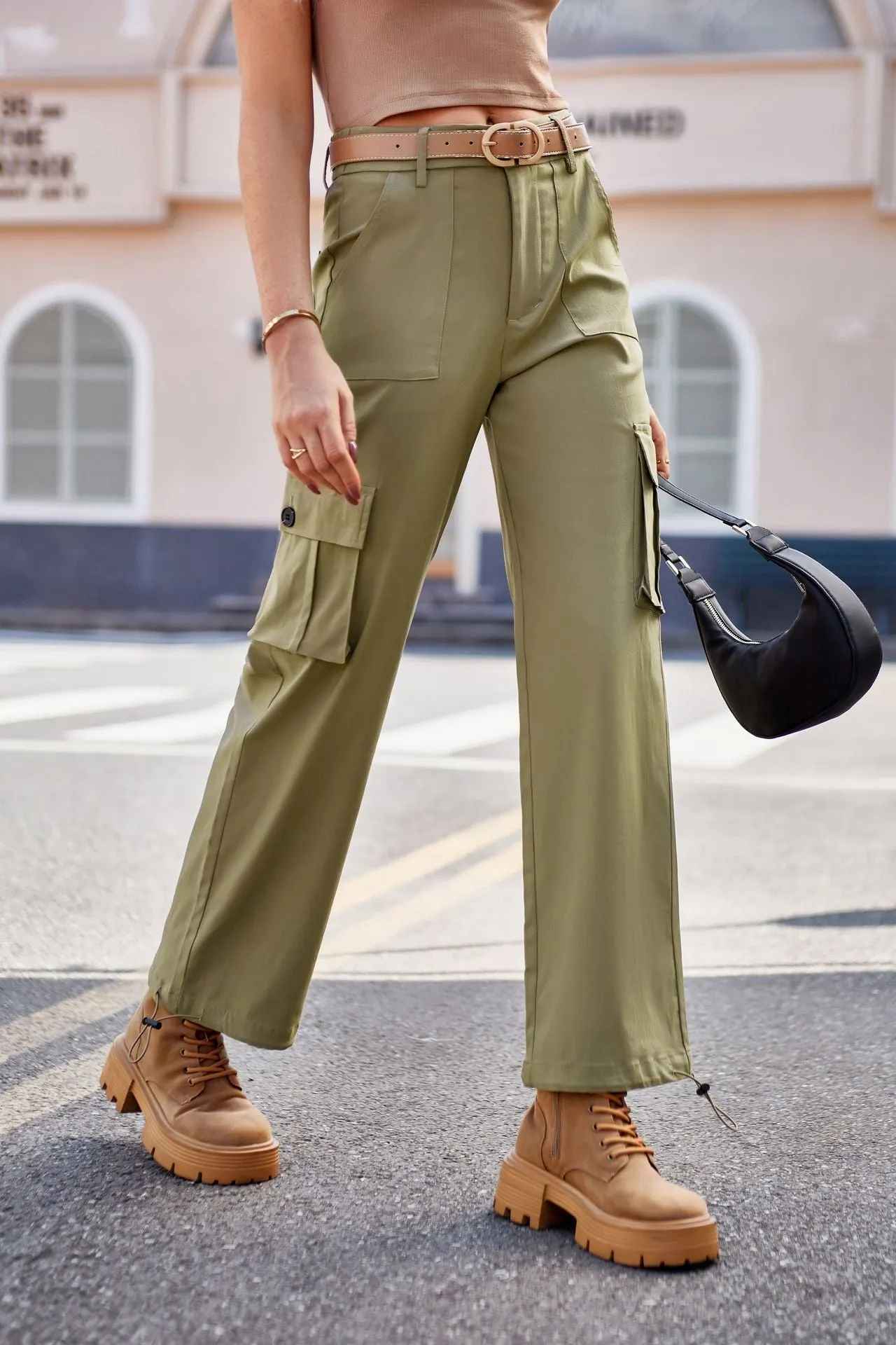 Drawstring Pants with Pockets sold by Charming Charlie product image thumbnail 4