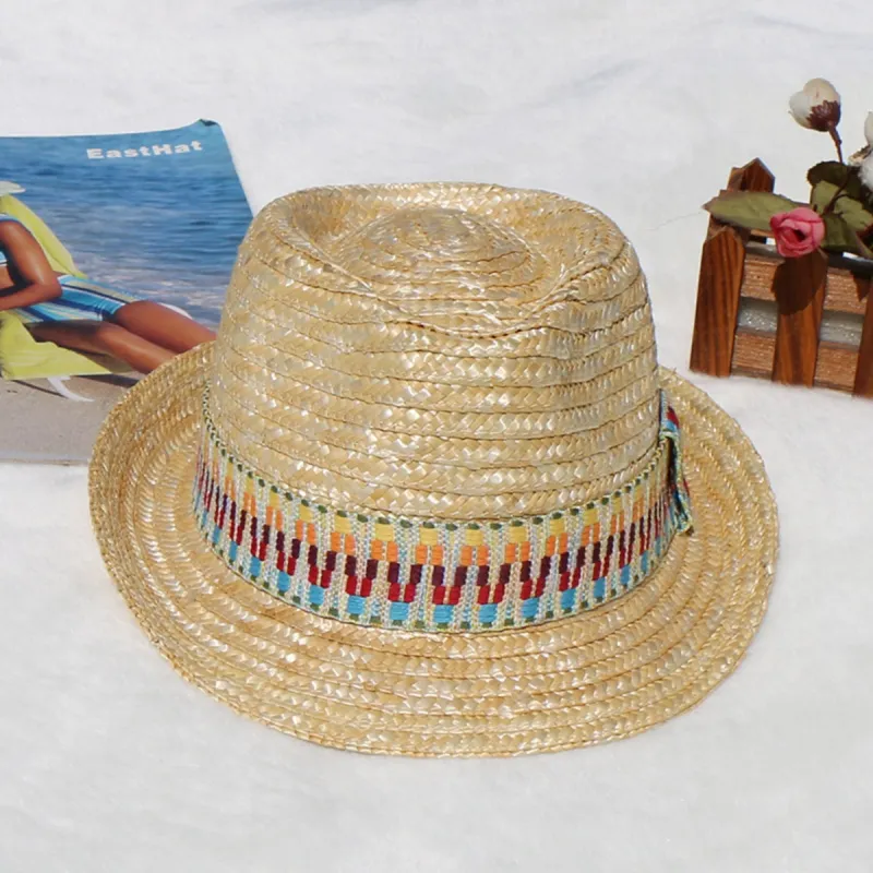 Short Brim Straw Woven Hat sold by Charming Charlie