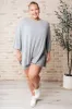 Live and Play Luxe Biker Set in Grey sold by Charming Charlie