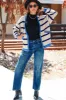 Striped Button Up Long Sleeve Cardigan sold by Charming Charlie