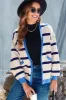 Striped Button Up Long Sleeve Cardigan sold by Charming Charlie
