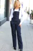Judy Blue Dark Denim High Waist Wide Leg Overalls sold by Charming Charlie
