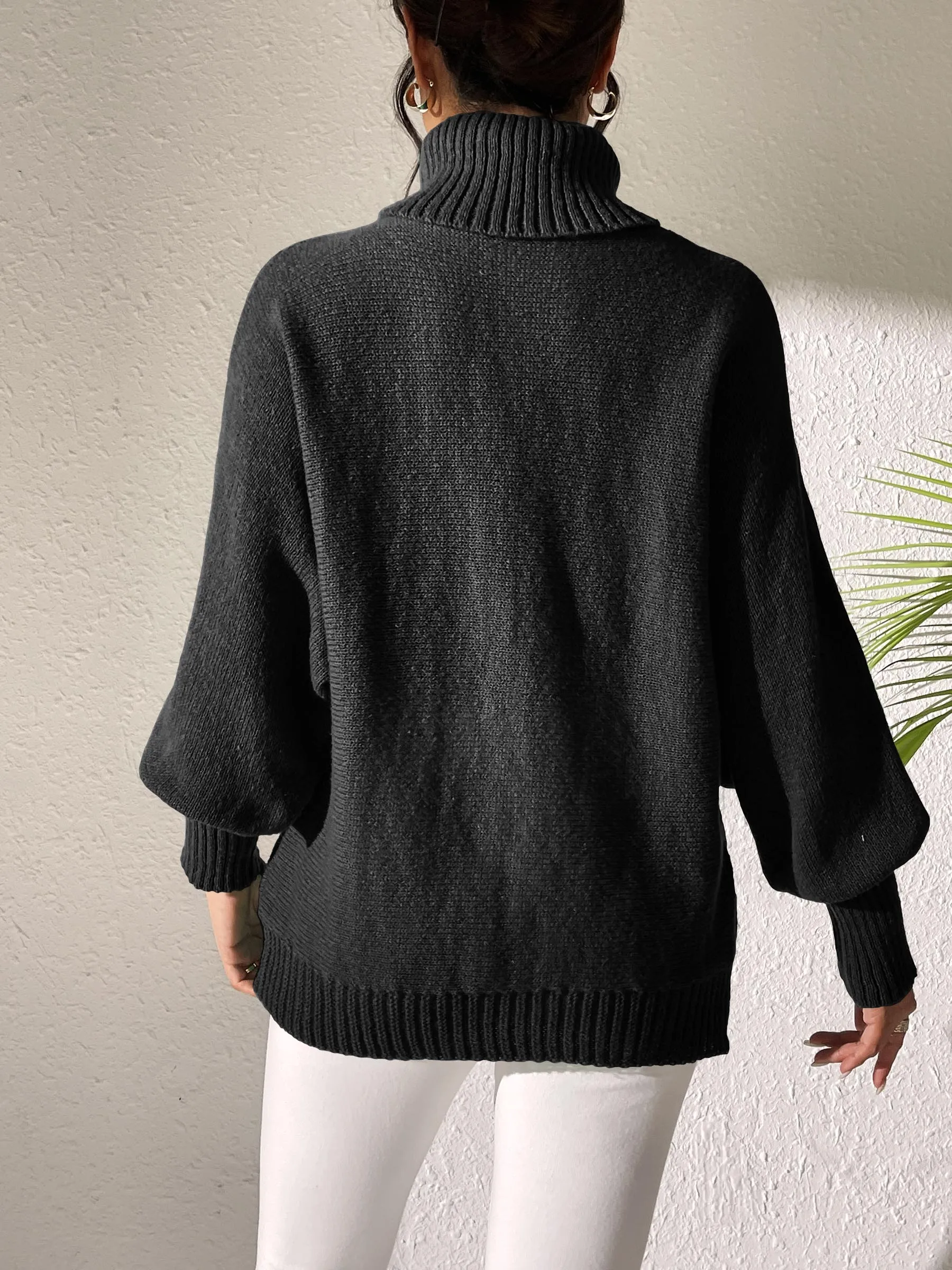 Turtleneck Long Sleeve Sweater sold by Charming Charlie product image thumbnail 5