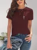 Cross Graphic Round Neck T-Shirt sold by Charming Charlie