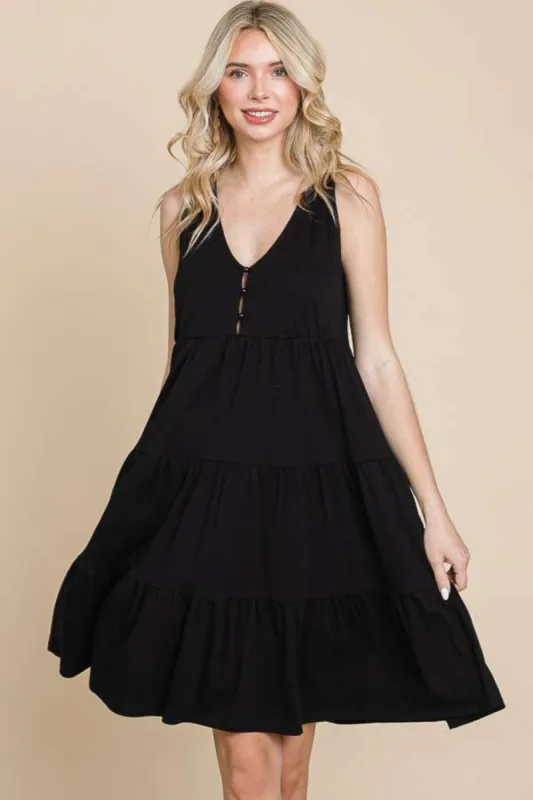 Culture Code Racerback Tiered Tank Dress sold by Charming Charlie