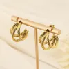 Titanium Steel Three-Layered C-Hoop Earrings sold by Charming Charlie