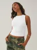 Round Neck Cropped Tank sold by Charming Charlie