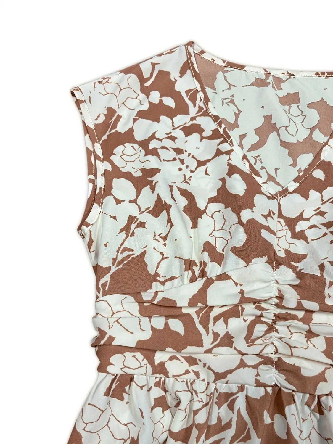 Printed V-Neck Cap Sleeve Midi Dress sold by Charming Charlie product image thumbnail 3