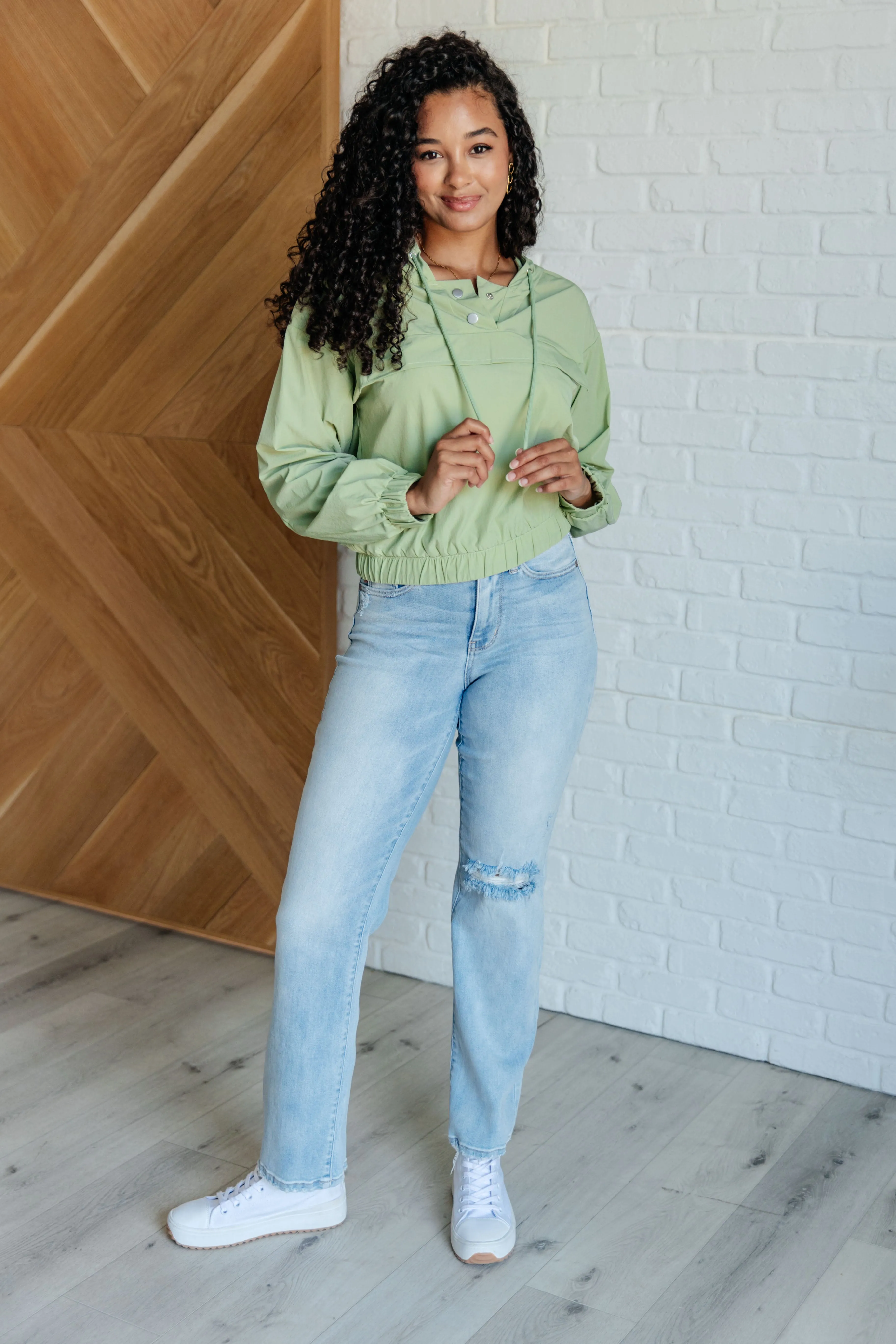 Tomorrow's Forecast Hooded Windbreaker sold by Charming Charlie product image thumbnail 4