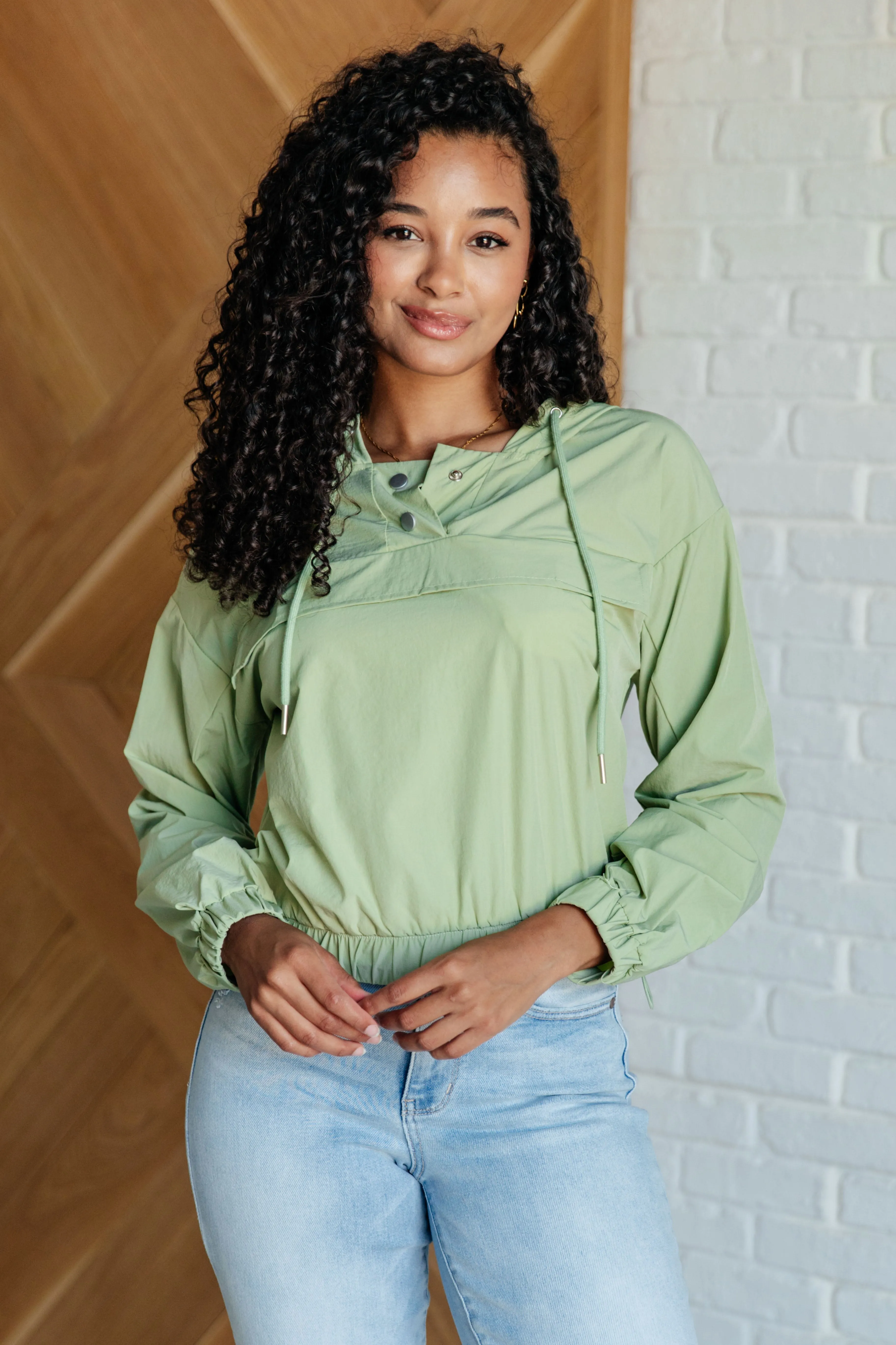 Tomorrow's Forecast Hooded Windbreaker sold by Charming Charlie product image thumbnail 2