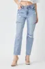 RISEN Distressed Slim Cropped Jeans sold by Charming Charlie