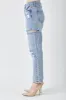 RISEN Distressed Slim Cropped Jeans sold by Charming Charlie