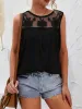 Lace Detail Round Neck Tank sold by Charming Charlie
