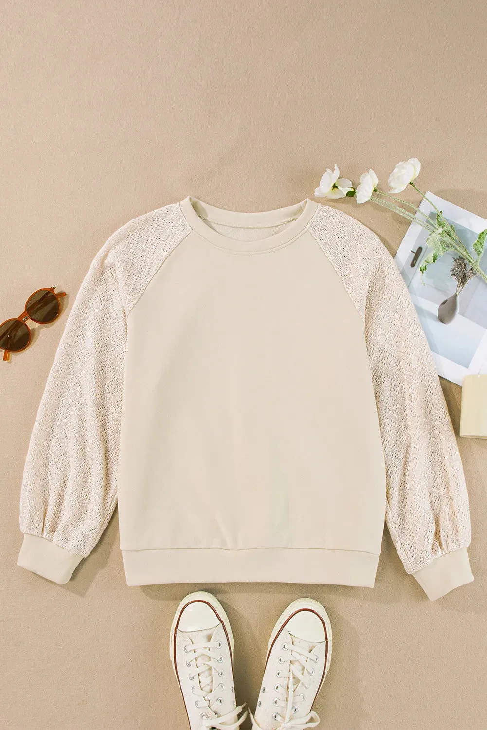 Round Neck Long Sleeve Sweatshirt sold by Charming Charlie product image thumbnail 2