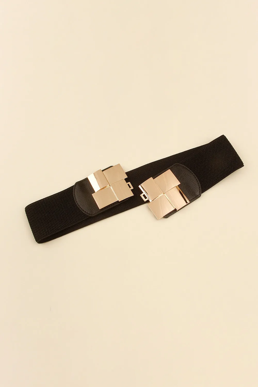 Geometric Buckle Elastic Wide Belt sold by Charming Charlie product image thumbnail 3