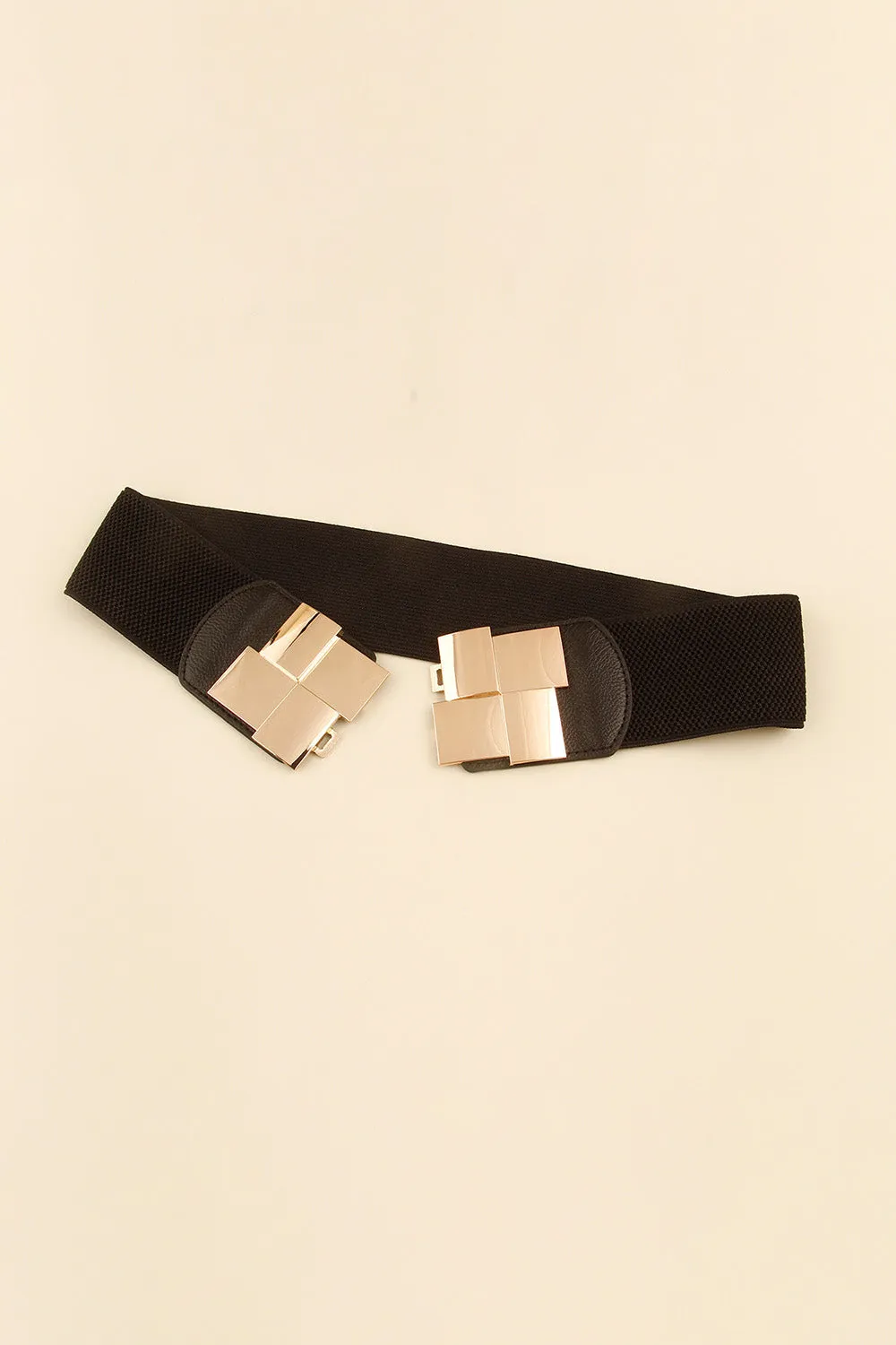 Geometric Buckle Elastic Wide Belt sold by Charming Charlie product image thumbnail 4