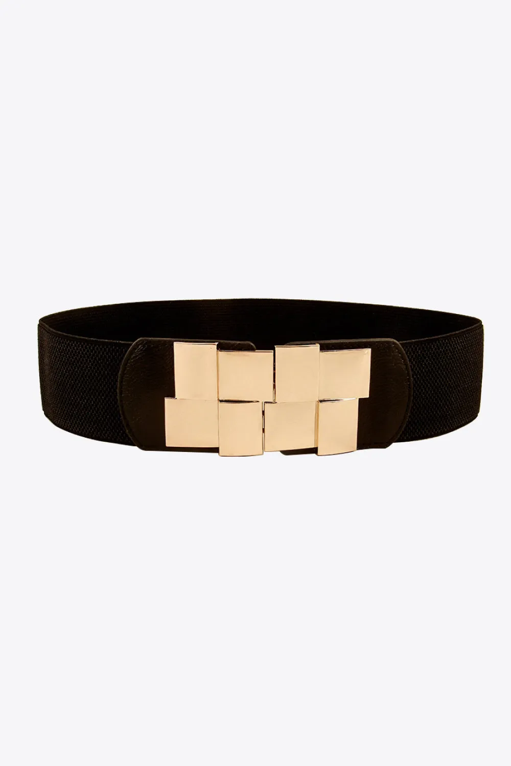 Geometric Buckle Elastic Wide Belt sold by Charming Charlie product image thumbnail 2
