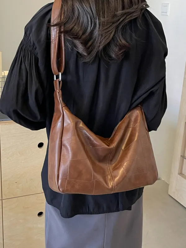 PU Leather Adjustable Strap Shoulder Bag sold by Charming Charlie