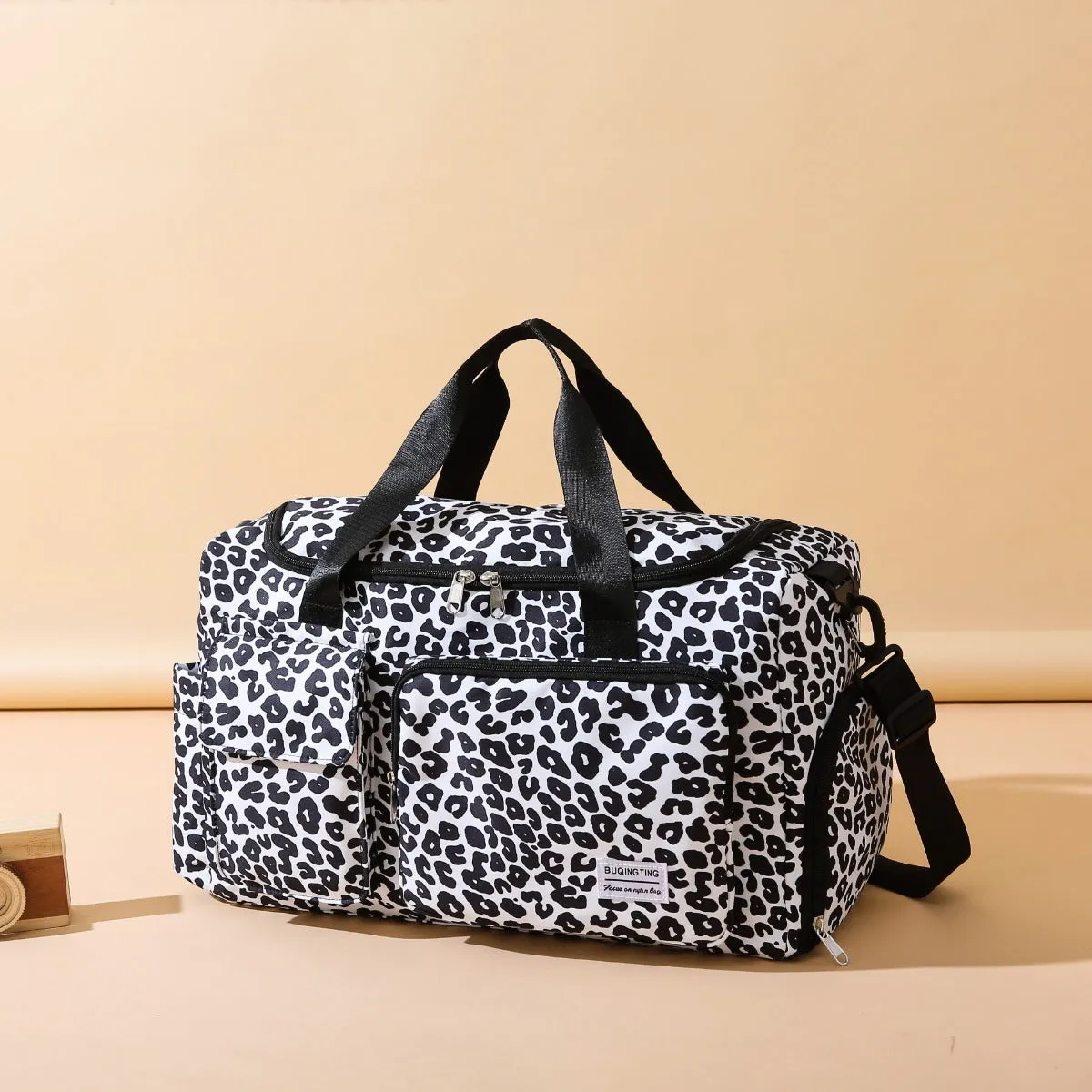 Oxford Cloth Animal Print Travel Bag sold by Charming Charlie product image thumbnail 4