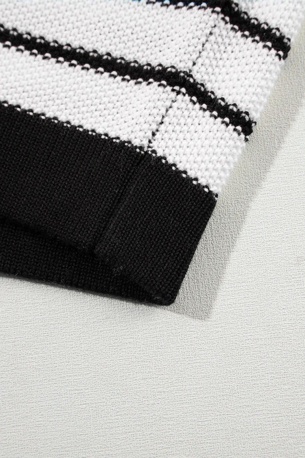 Striped Round Neck Knit Top sold by Charming Charlie product image thumbnail 5