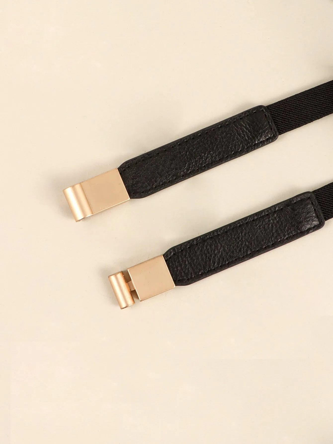PU Elastic Skinny Belt sold by Charming Charlie product image thumbnail 3