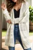 Openwork Open Front Long Sleeve Cardigan sold by Charming Charlie