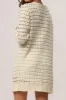 Openwork Open Front Long Sleeve Cardigan sold by Charming Charlie