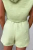 Textured Drawstring Hoodie and Shorts Set sold by Charming Charlie