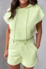 Textured Drawstring Hoodie and Shorts Set sold by Charming Charlie