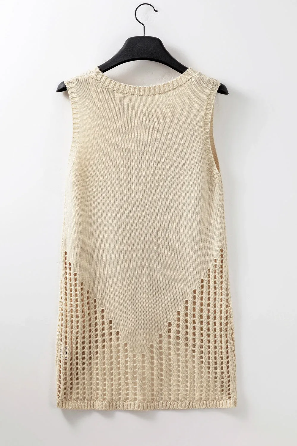 Openwork Round Neck Knit Vest sold by Charming Charlie product image thumbnail 5