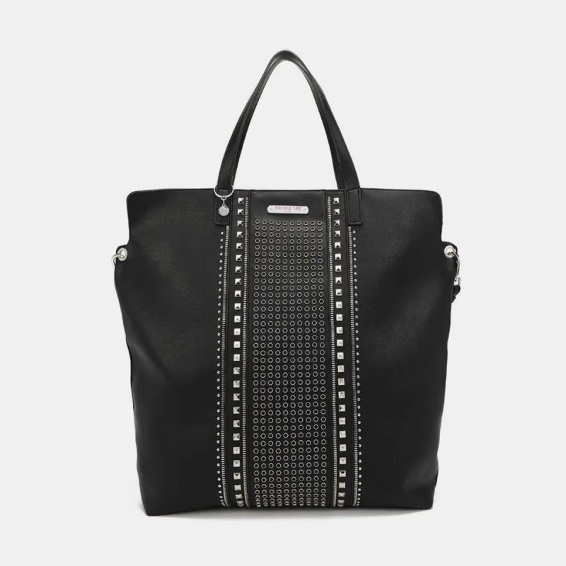 Nicole Lee USA Studded Large Tote Bag sold by Charming Charlie