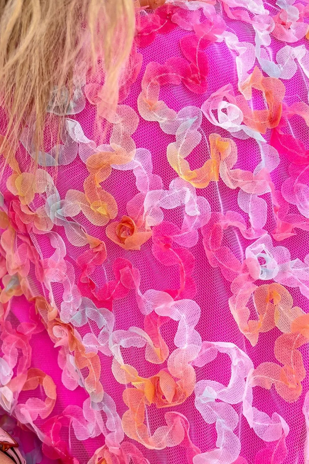 Applique V-Neck Short Sleeve Blouse sold by Charming Charlie product image thumbnail 3