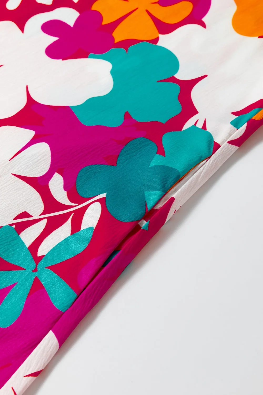 Ruffled Printed Cap Sleeve Mini Dress sold by Charming Charlie product image thumbnail 5