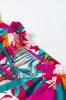 Ruffled Printed Cap Sleeve Mini Dress sold by Charming Charlie