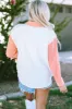 Contrast Button Up Dropped Shoulder Shirt sold by Charming Charlie