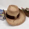 Embroidered Tied Raffia Hat sold by Charming Charlie