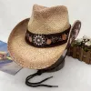 Embroidered Tied Raffia Hat sold by Charming Charlie